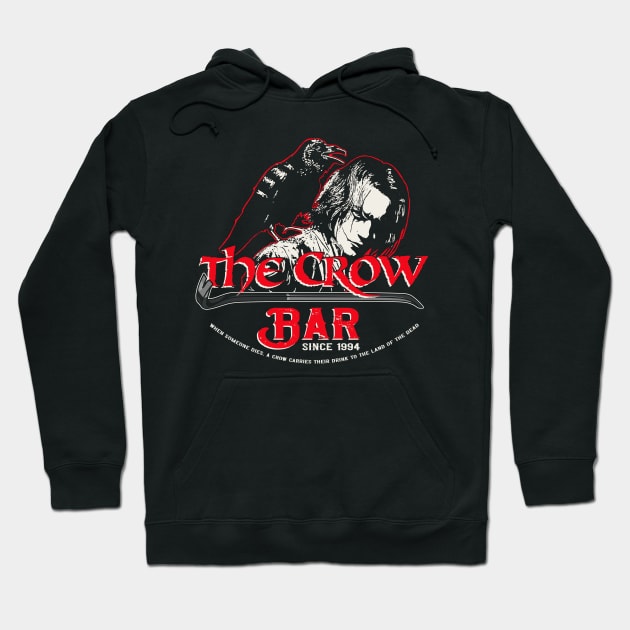 The Crow Bar Hoodie by Alema Art